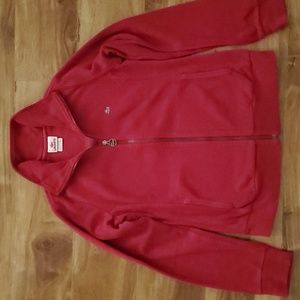Lacoste zip up fleece sweater